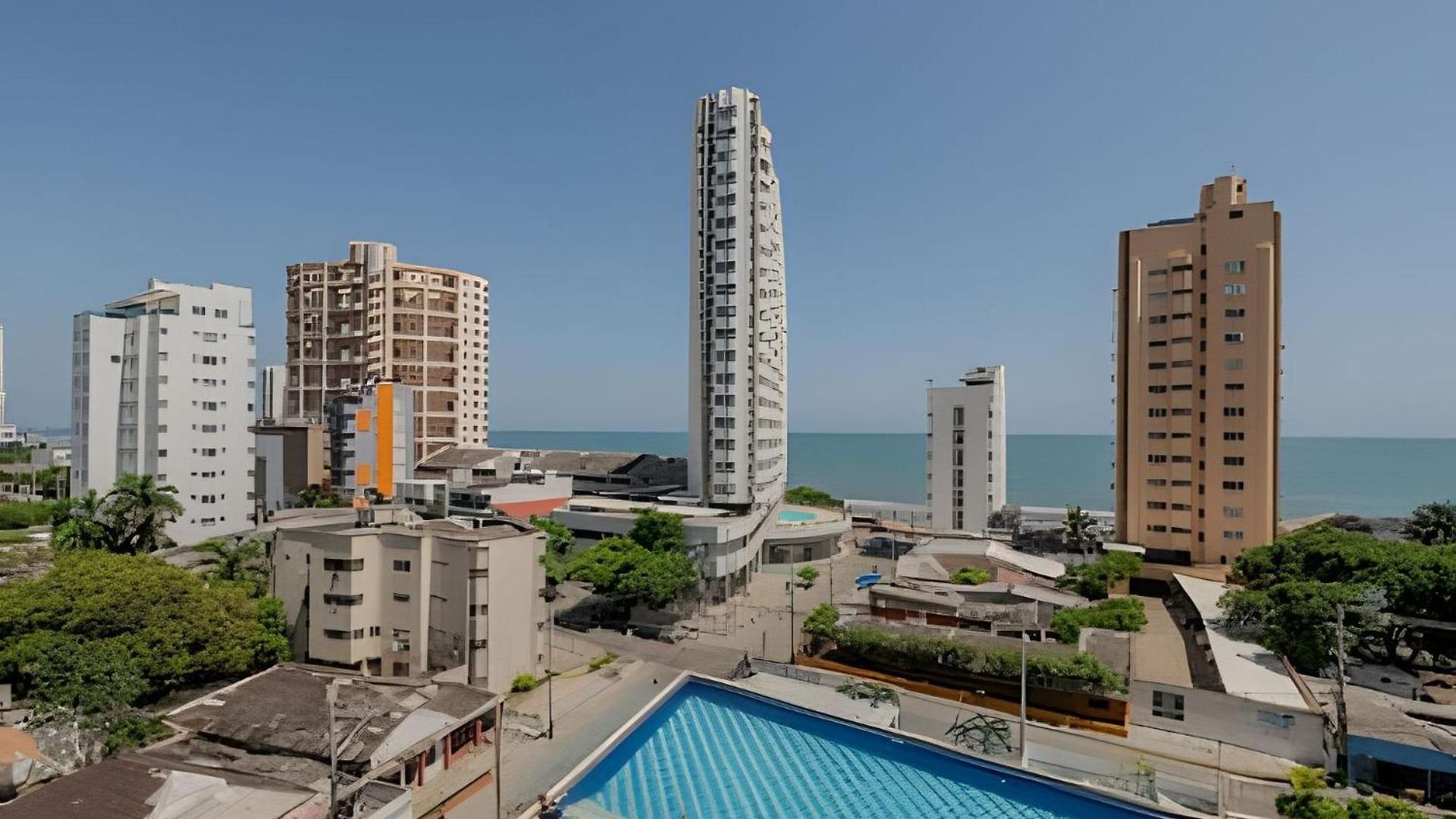 Doble Altura Y Lujoso Apto Vista Al Mar Apartamento