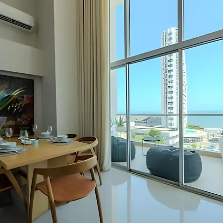 Apartment Doble Altura Y Lujoso Apto Vista Al Mar