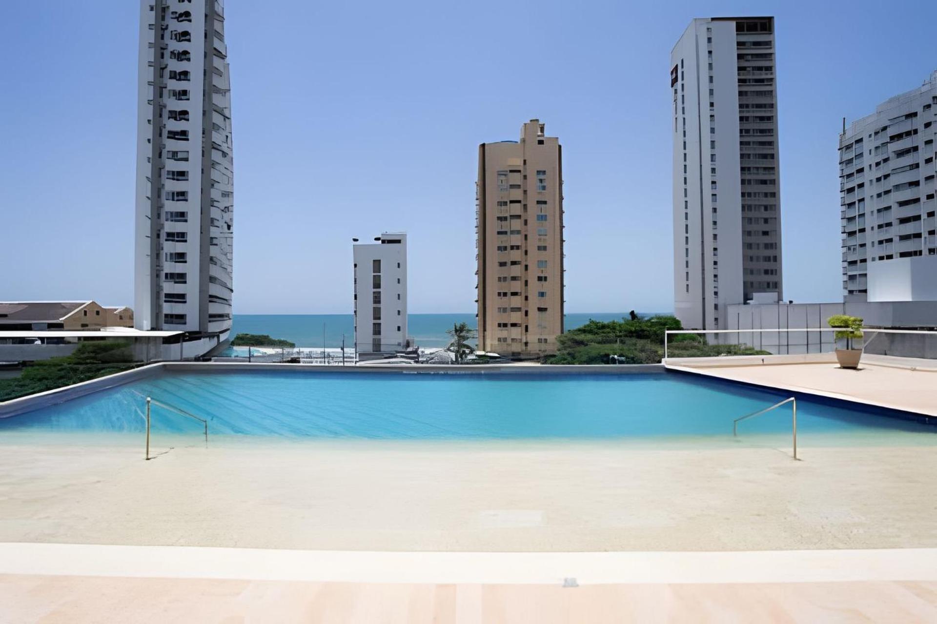 Doble Altura Y Lujoso Apto Vista Al Mar Apartamento