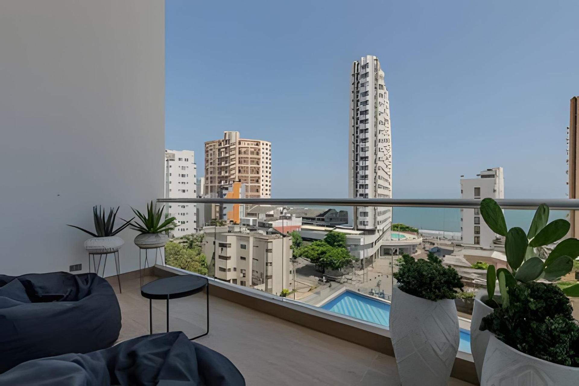 Apartamento Doble Altura Y Lujoso Apto Vista Al Mar Cartagena