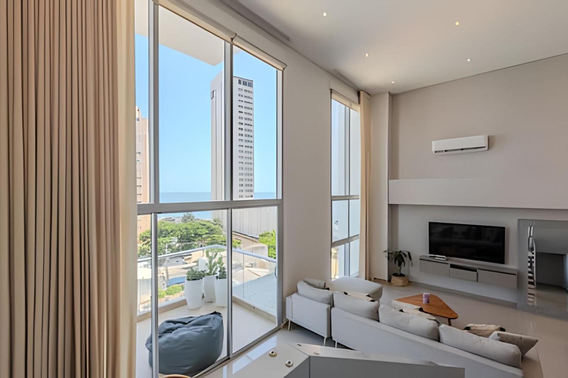 Doble Altura Y Lujoso Apto Vista Al Mar Apartamento Cartagena