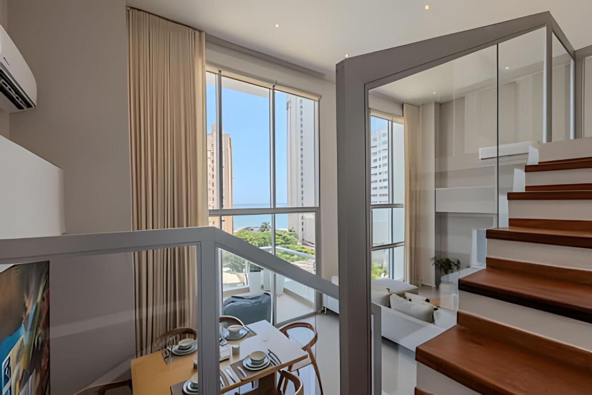 Doble Altura Y Lujoso Apto Vista Al Mar Apartamento *