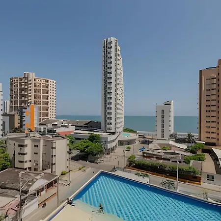 Doble Altura Y Lujoso Apto Vista Al Mar Apartamento