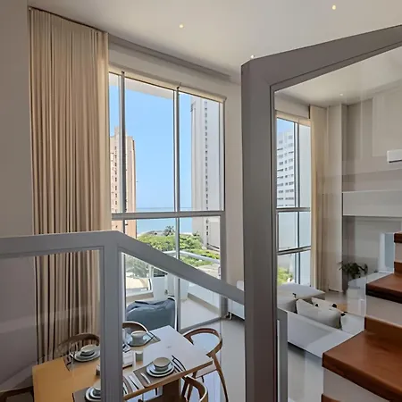 Doble Altura Y Lujoso Apto Vista Al Mar Apartamento *
